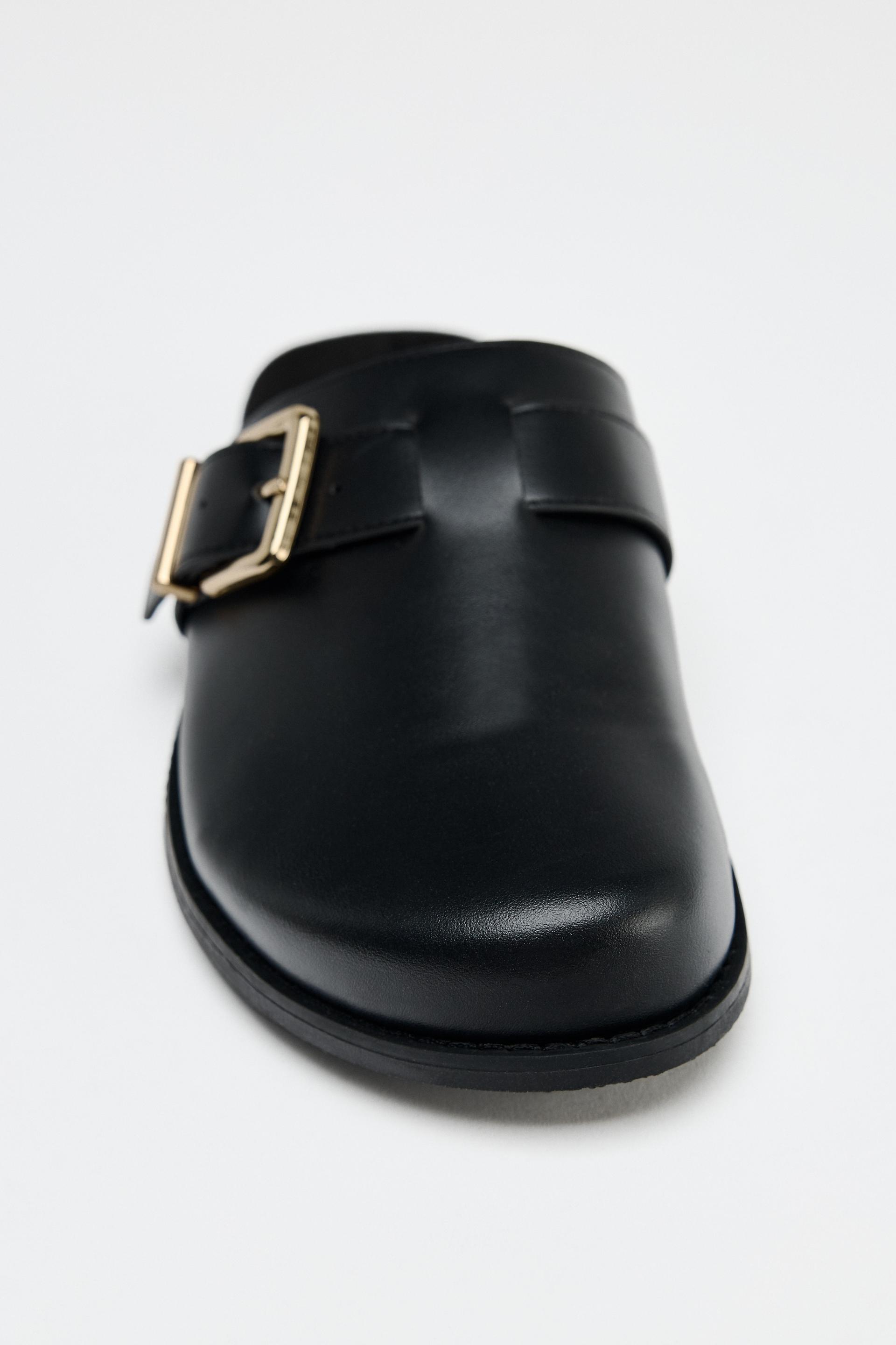 CLOGS WITH METAL BUCKLE