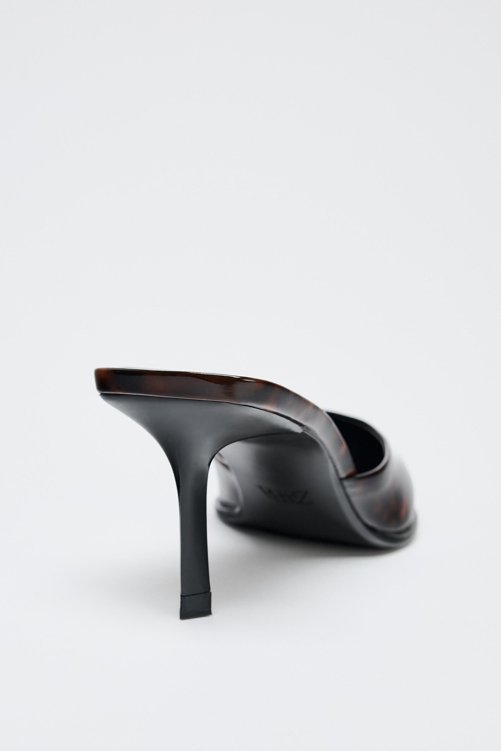 TORTOISESHELL SLINGBACK SHOES